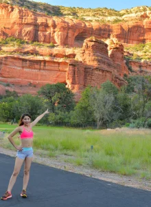 Gorgeous teen Melody shows off her petite body in several different locations